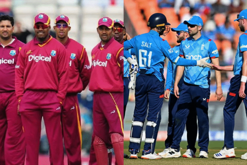 West Indies Cricket Team vs England Cricket Team Match Scorecard