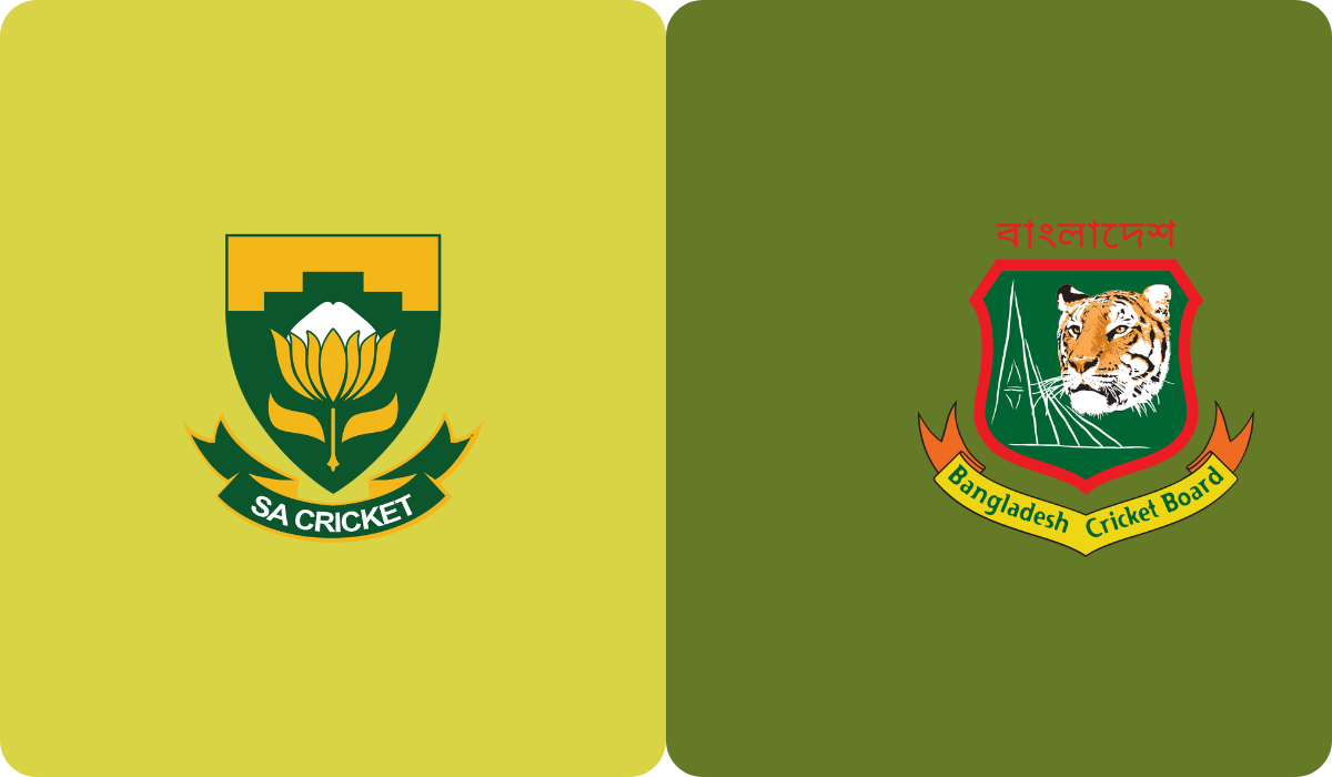 Bangladesh vs South Africa Team timeline