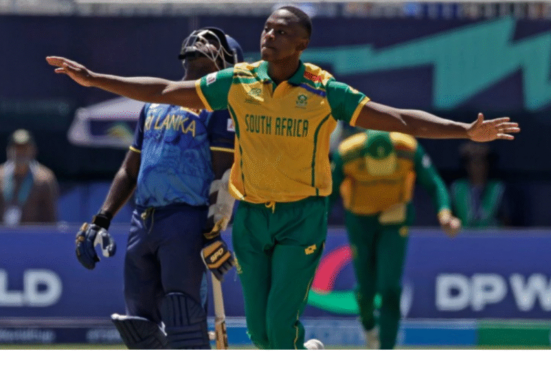 Kagiso Rabada out of ODi series with Australia due to Ankle Inflammation