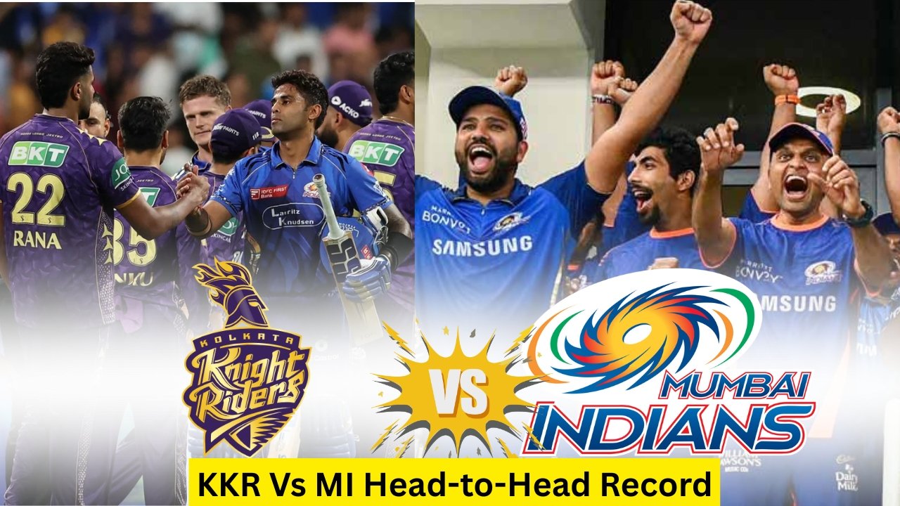 KKR Vs MI Head-to-Head Record