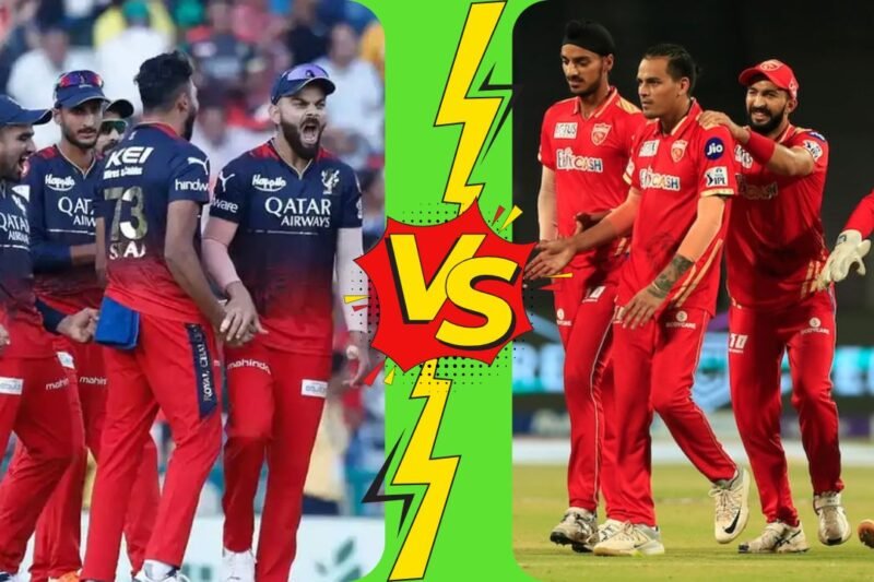 RCB vs PBKS Head to Head in IPL, Records, Stats & Results