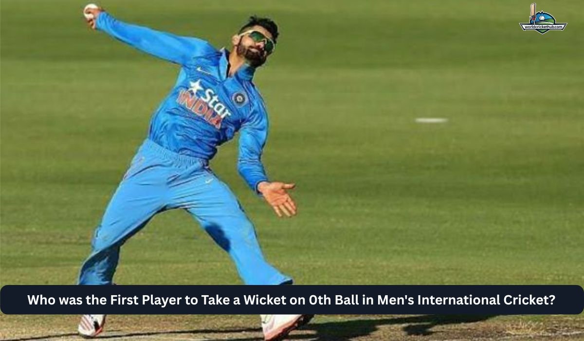 First Player to Take a Wicket on 0th Ball in Men's International Cricket