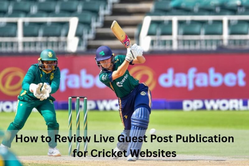 How to Review Live Guest Post Publication for Cricket Websites